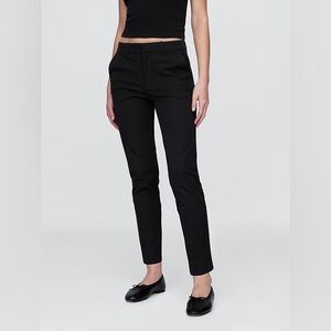 NWT GAP Black Mid Rise BiStretch Slim Ankle Pants